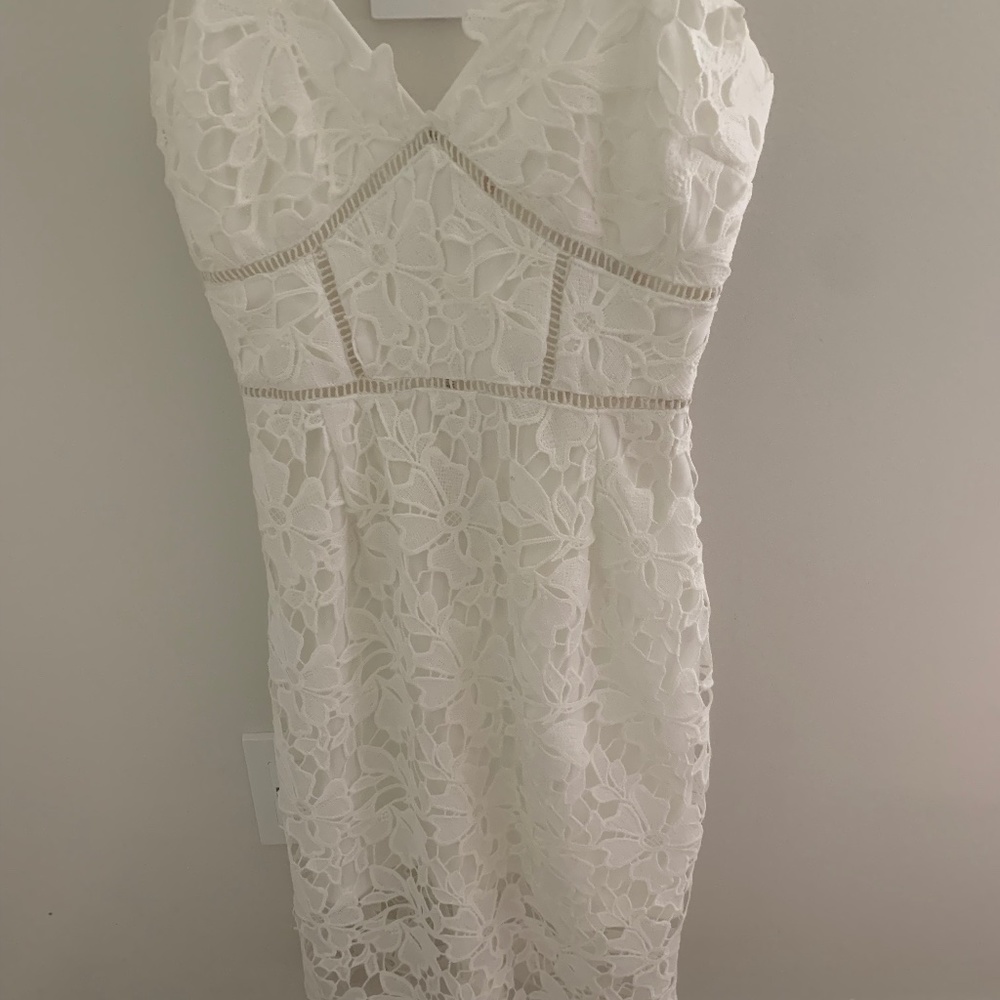 White Dress - bridal shower, rehearsal dinner